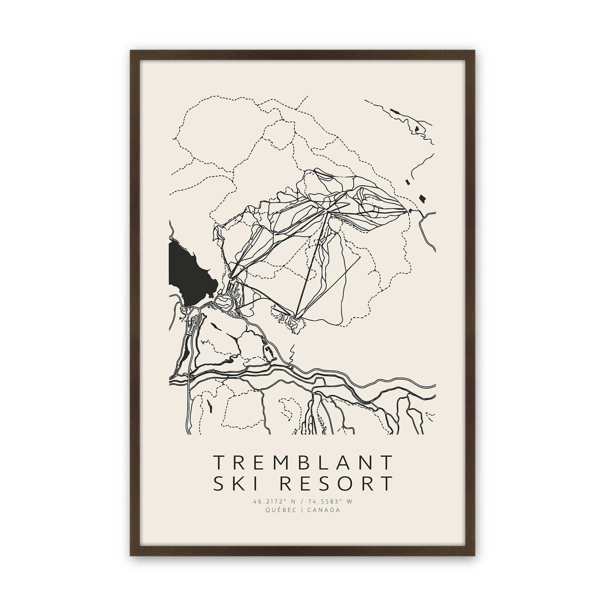 [Color:Brown], Picture of art in a Brown frame