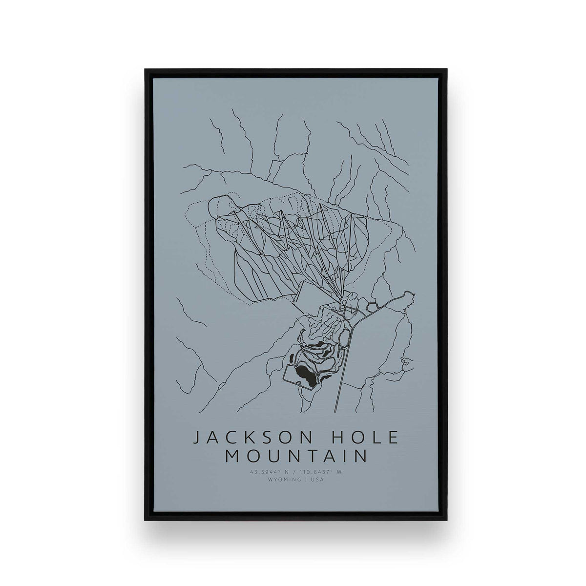 Powder Lines Trio, Set of 3 Canvas Prints