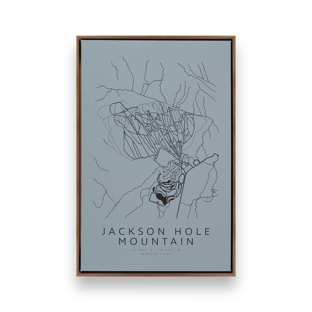 Powder Lines Trio, Set of 3 Canvas Prints