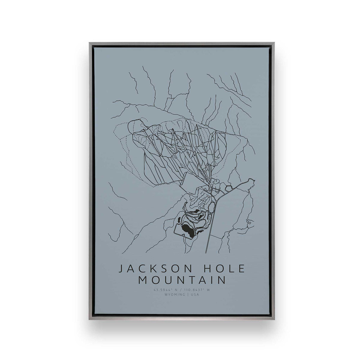 Powder Lines Trio, Set of 3 Canvas Prints