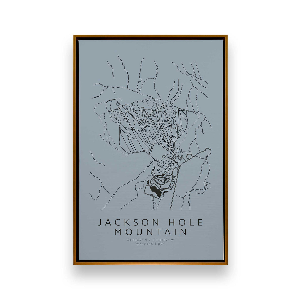 Powder Lines Trio, Set of 3 Canvas Prints