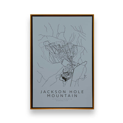 Powder Lines Trio, Set of 3 Canvas Prints