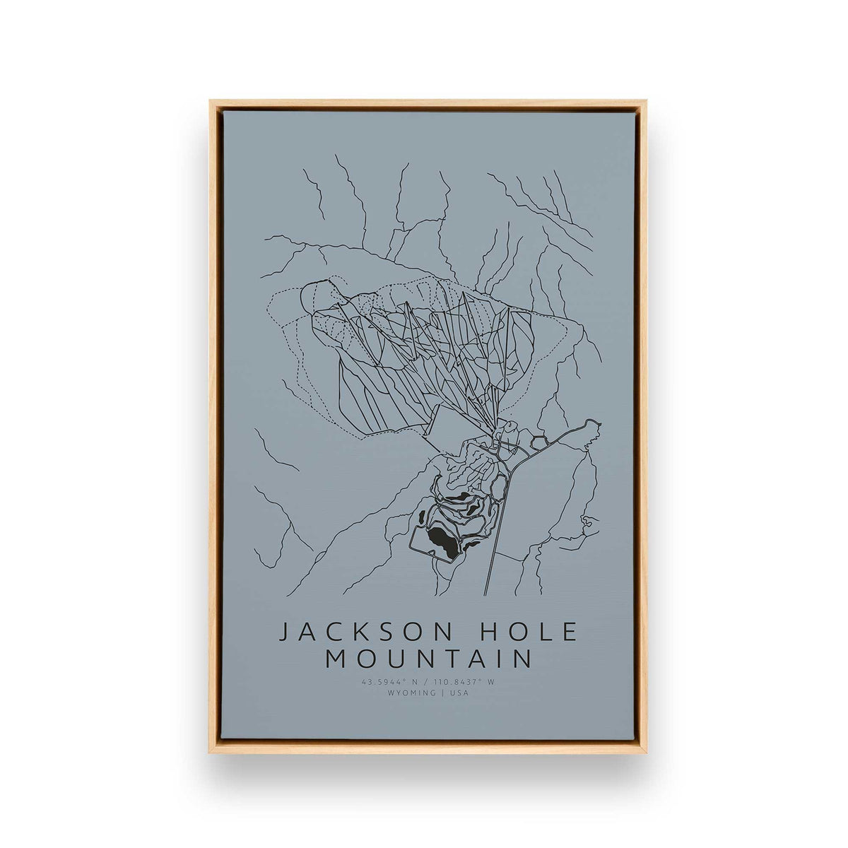 Powder Lines Trio, Set of 3 Canvas Prints