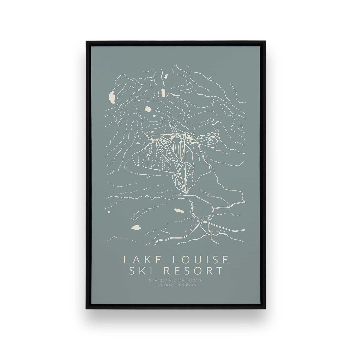 [Color:Satin Black], Picture of art in a Satin Black frame