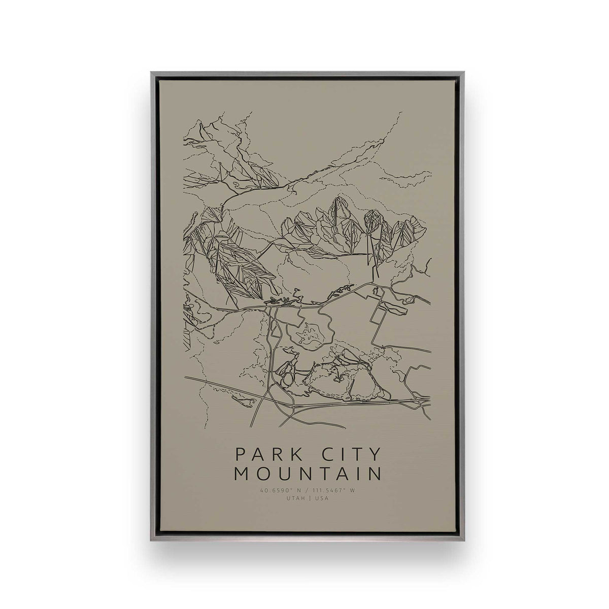[Color:Polished Chrome], Picture of art in a Polished Chrome frame