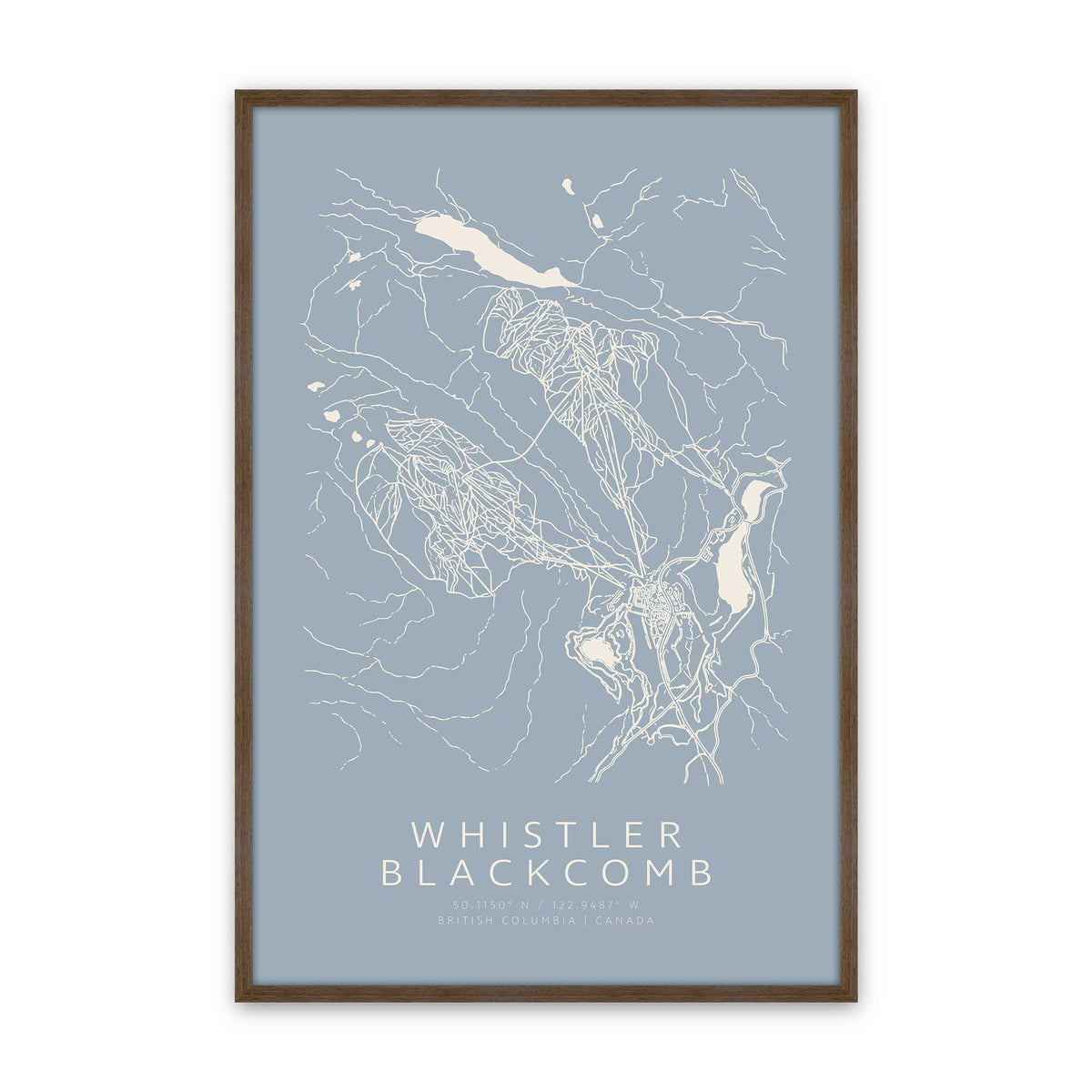 [Color:Walnut], Picture of art in a Walnut frame