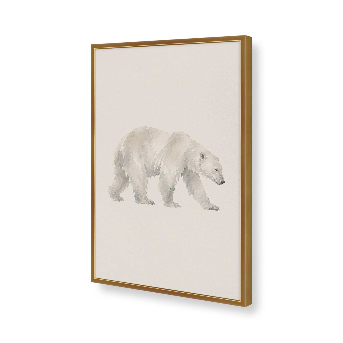 [Color:Polished Gold], Picture of art in a Polished Gold frame of the corner