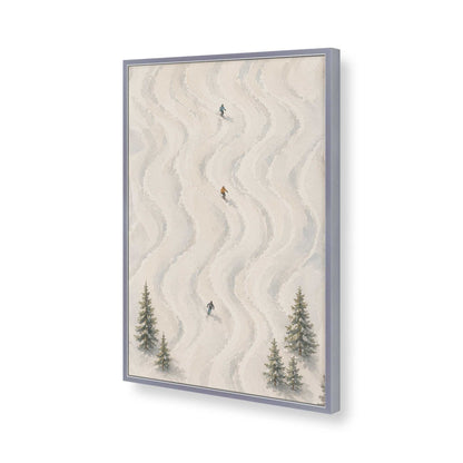 [Color:Polished Chrome], Picture of art in a Polished Chrome frame of the corner