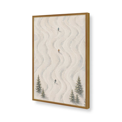 [Color:Polished Gold], Picture of art in a Polished Gold frame of the corner