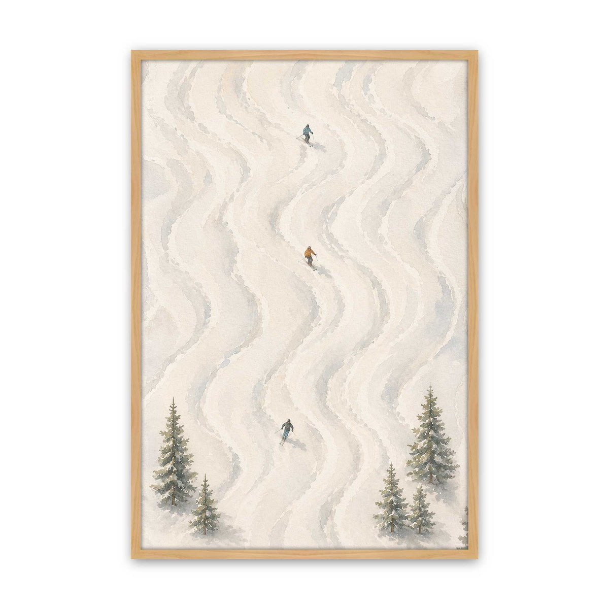 [Color:American Maple], Picture of art in an American Maple frame
