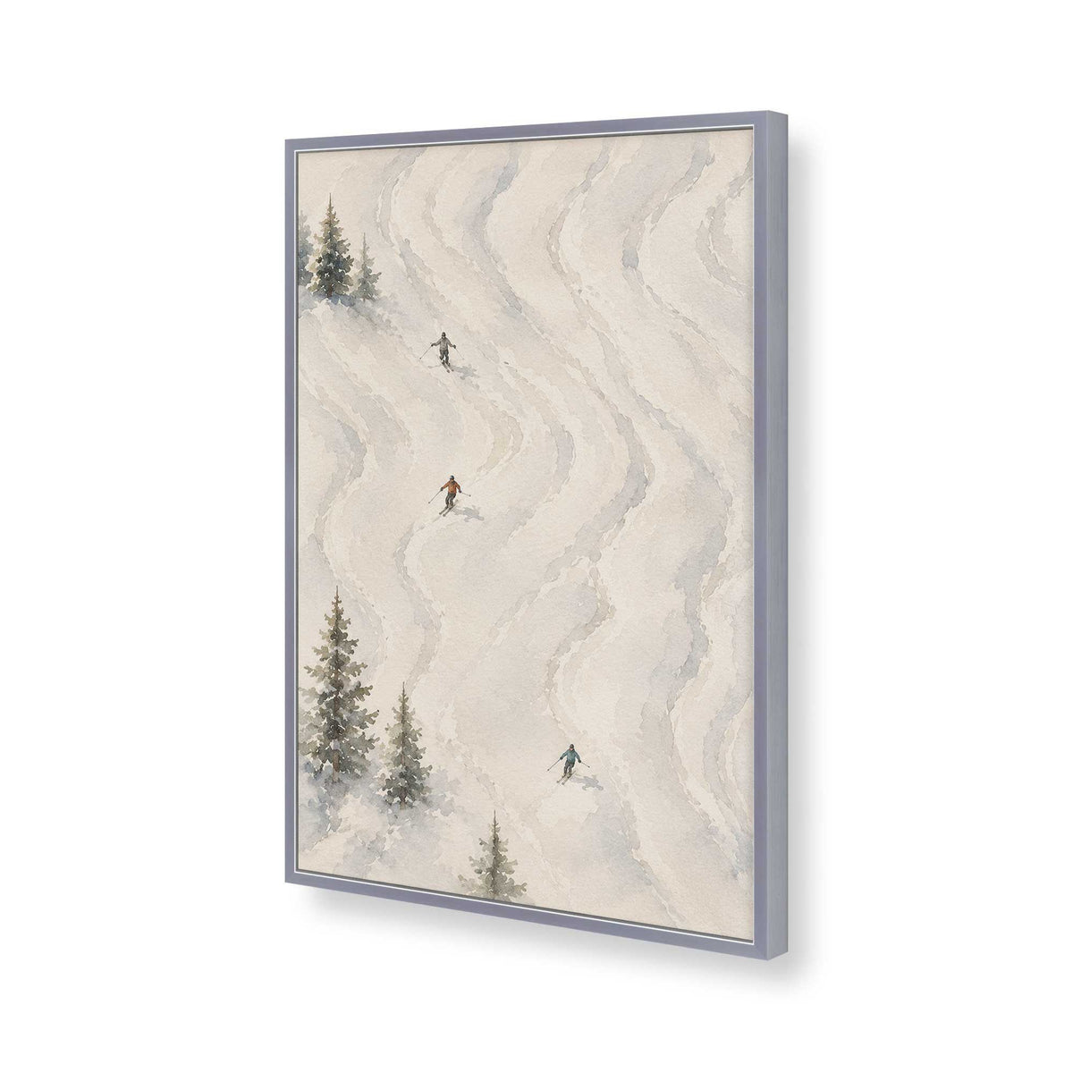 [Color:Polished Chrome], Picture of art in a Polished Chrome frame of the corner