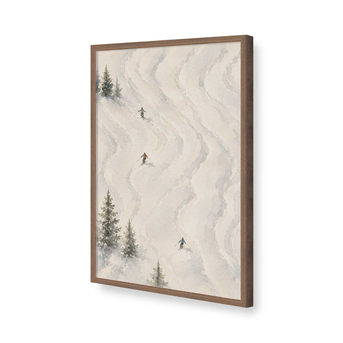[Color:Walnut], Picture of art in a Walnut frame of the corner