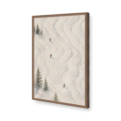 [Color:Walnut], Picture of art in a Walnut frame of the corner
