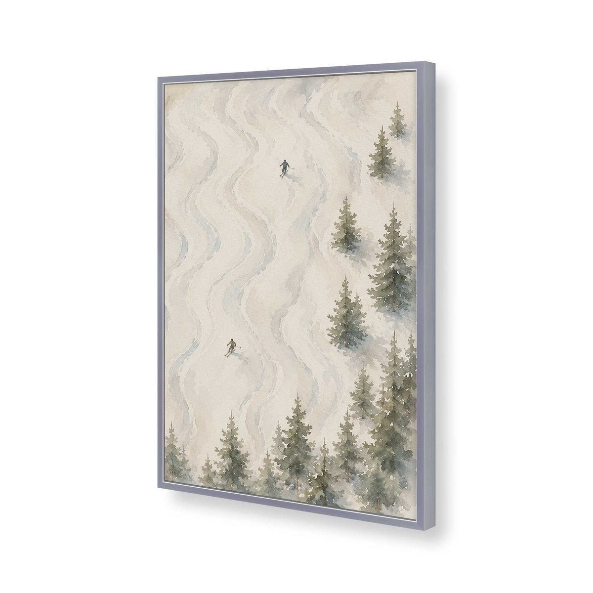 [Color:Polished Chrome], Picture of art in a Polished Chrome frame of the corner