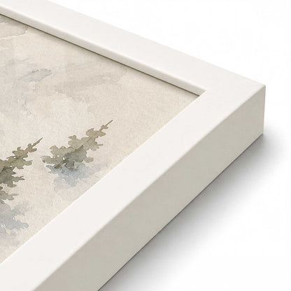 [Color:Opaque White], Picture of art in a Opaque White frame at an angle