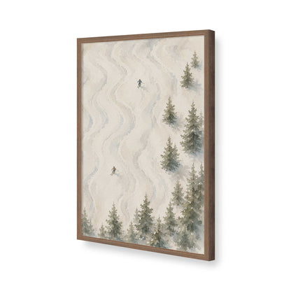 [Color:Walnut], Picture of art in a Walnut frame of the corner