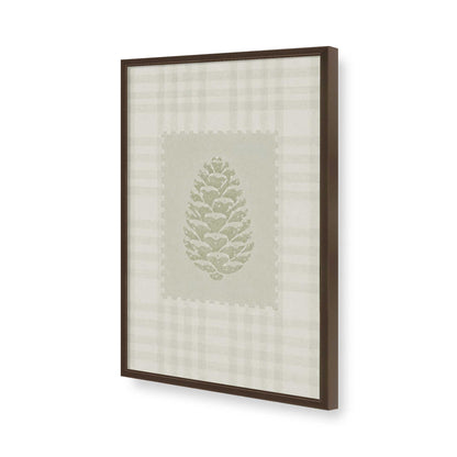 [Color:Brown], Picture of art in a Brown frame of the corner