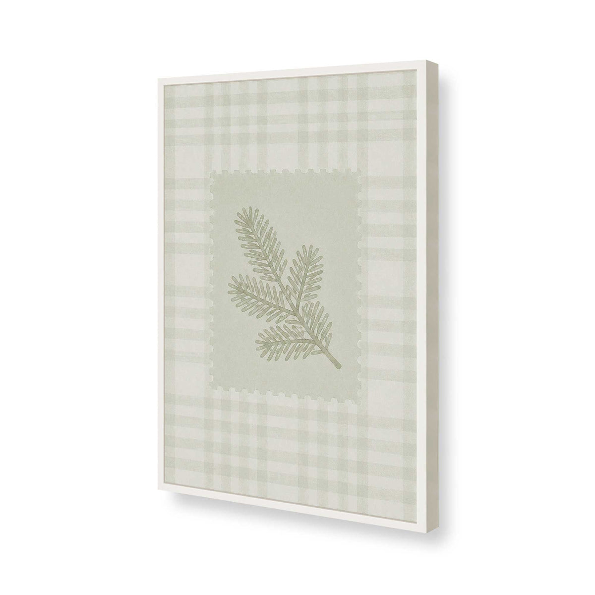 [Color:Opaque White], Picture of art in a Opaque White frame of the corner