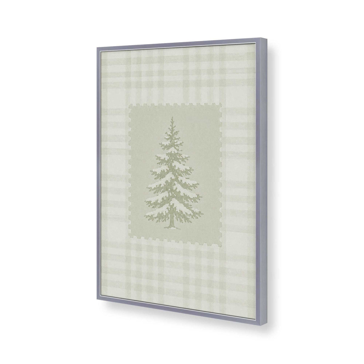 [Color:Polished Chrome], Picture of art in a Polished Chrome frame of the corner