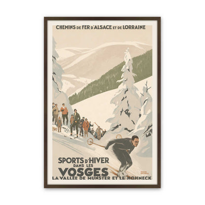 [Color:Brown], Picture of art in a Brown frame