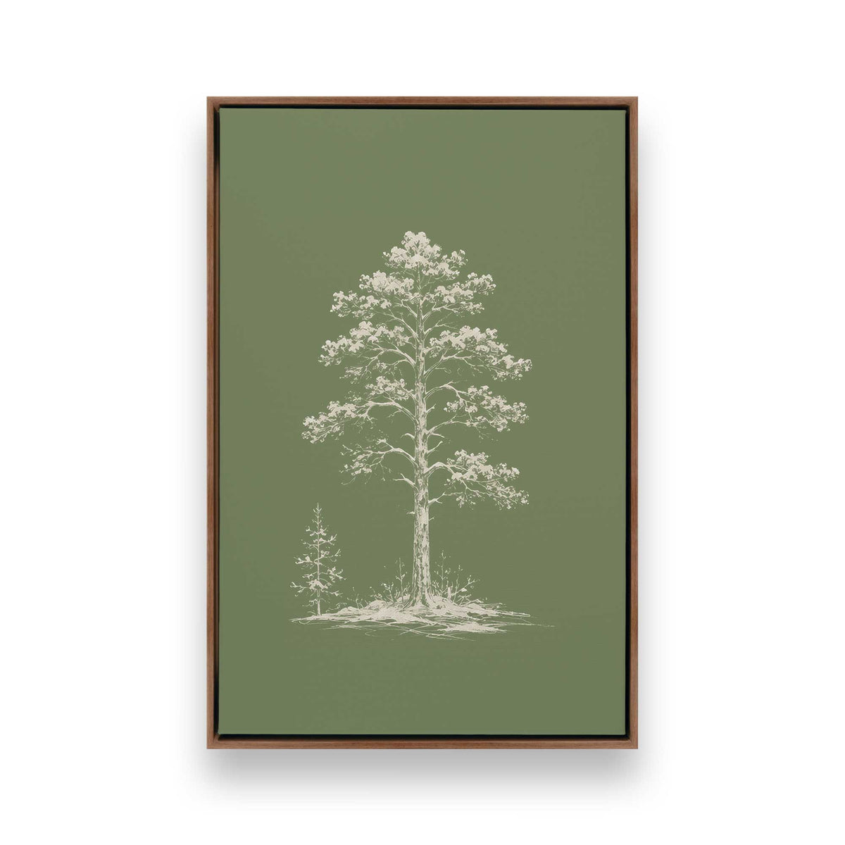 [Color:Walnut], Picture of art in a Walnut frame