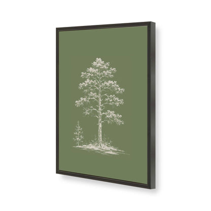 [Color:Satin Black], Picture of art in a Satin Black frame of the corner