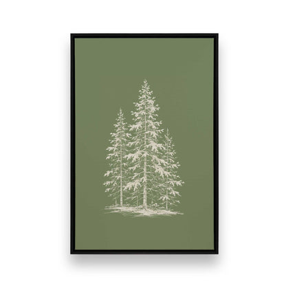 [Color:Satin Black], Picture of art in a Satin Black frame