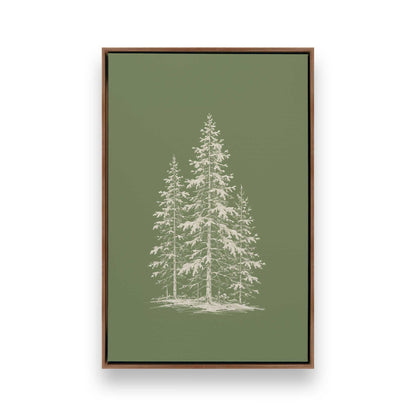 [Color:Walnut], Picture of art in a Walnut frame