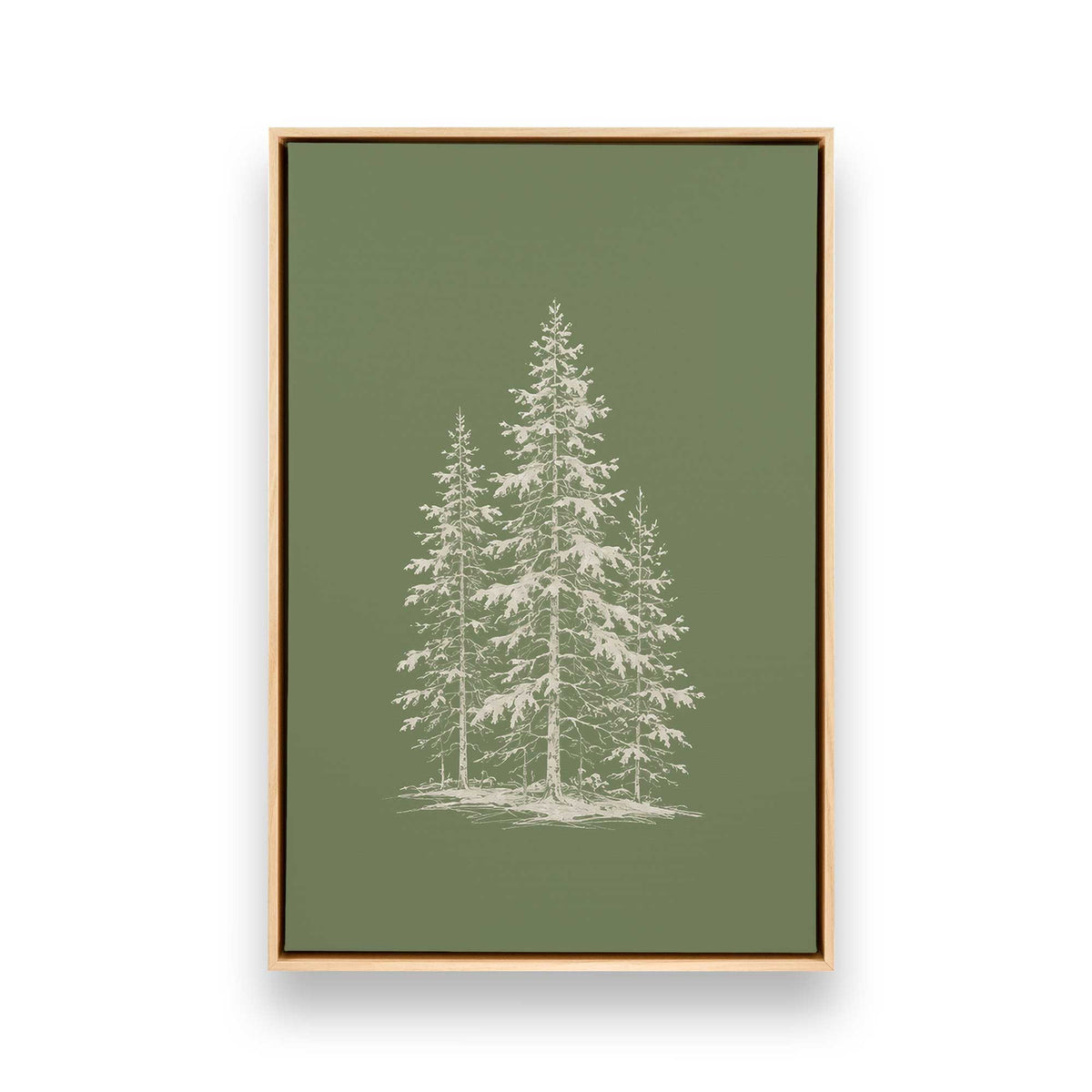 [Color:American Maple], Picture of art in a American Maple frame