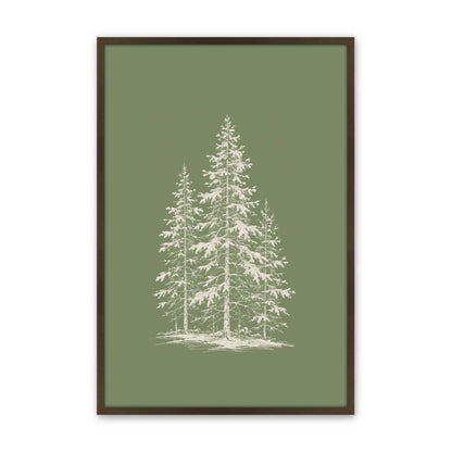 [Color:Belvinder Brown], Picture of art in a Belvinder Brown frame