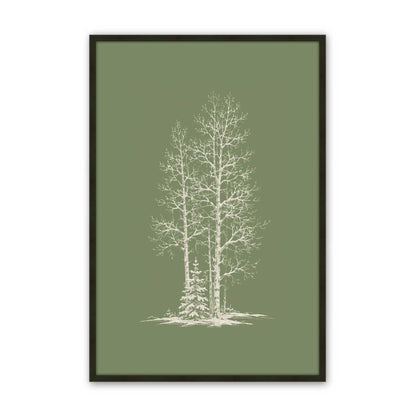 [Color:Satin Black], Picture of art in a Satin Black frame
