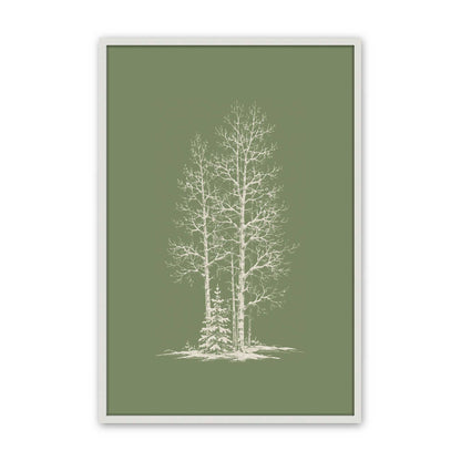 [Color:Opaque White], Picture of art in a Opaque White frame