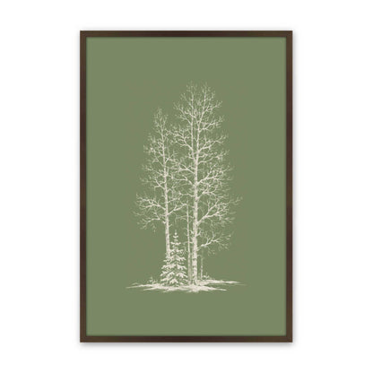 [Color:Brown], Picture of art in a Brown frame