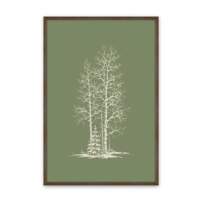 [Color:Walnut], Picture of art in a Walnut frame