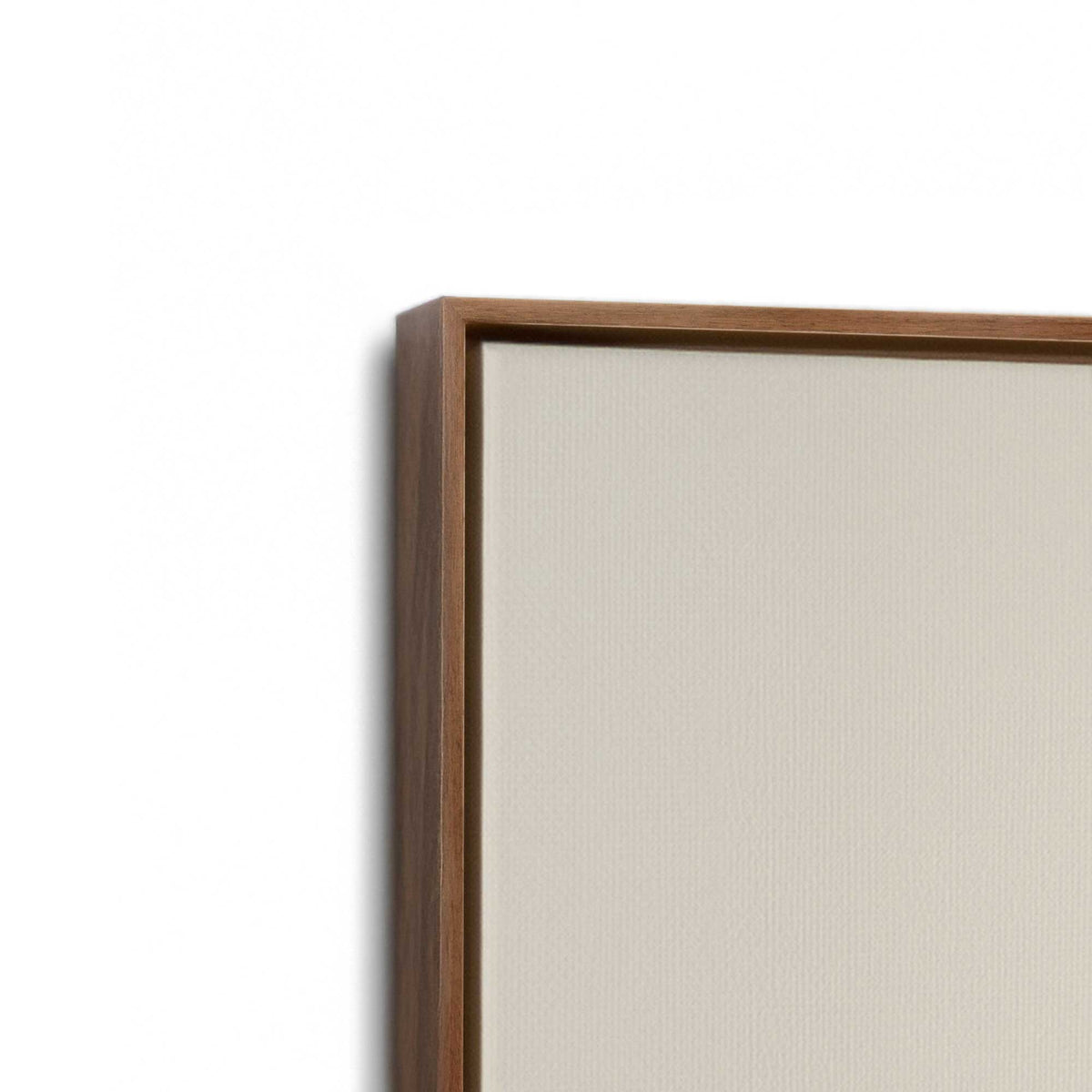 [Color:Walnut], Picture of art in a Walnut frame at an angle