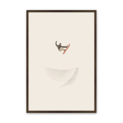 [Color:Brown], Picture of art in a Brown frame