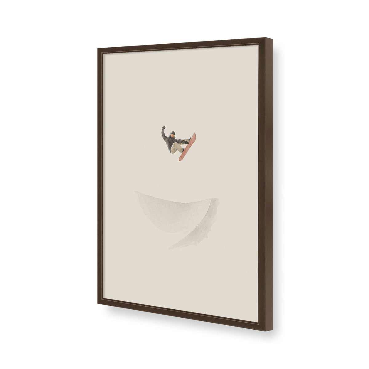 [Color:Belvinder Brown], Picture of art in a Belvinder Brown frame of the corner