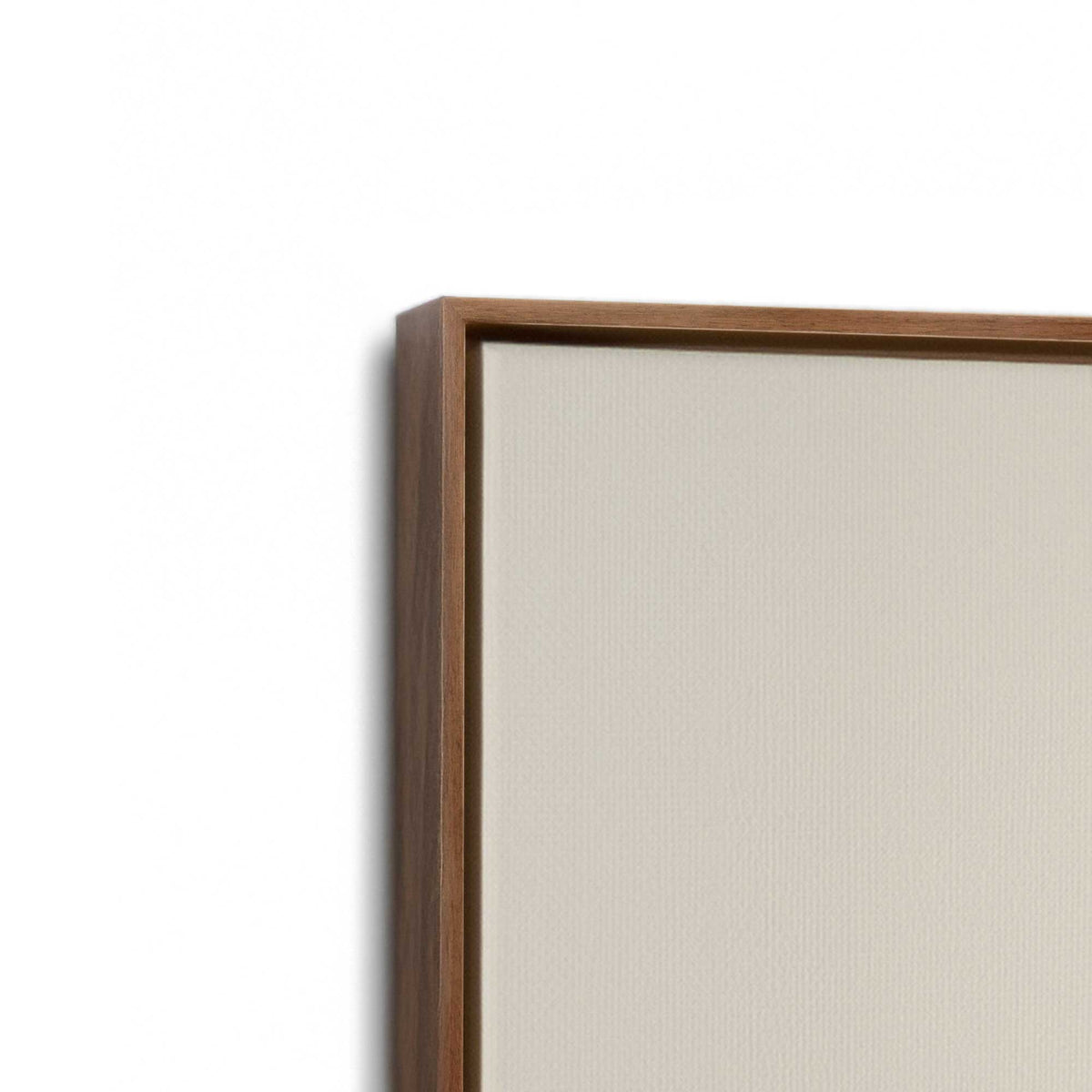 [Color:Walnut], Picture of art in a Walnut frame at an angle