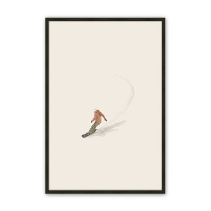 [Color:Satin Black], Picture of art in a Satin Black frame