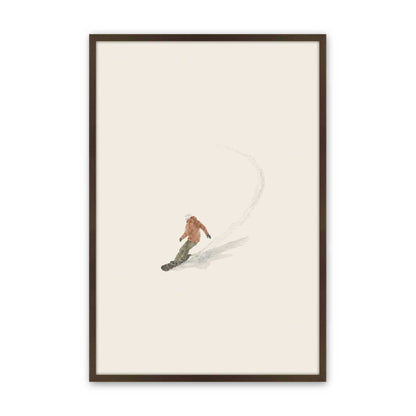 [Color:Brown], Picture of art in a Brown frame
