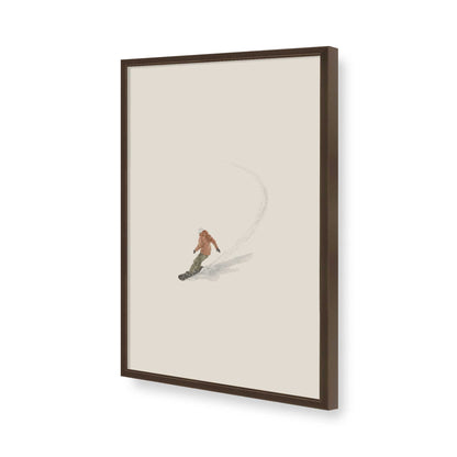 [Color:Brown], Picture of art in a Brown frame of the corner