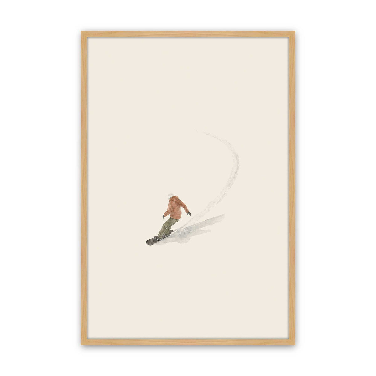 [Color:American Maple], Picture of art in an American Maple frame