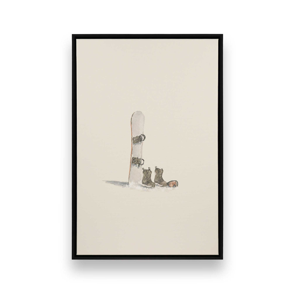 [Color:Satin Black], Picture of art in a Satin Black frame