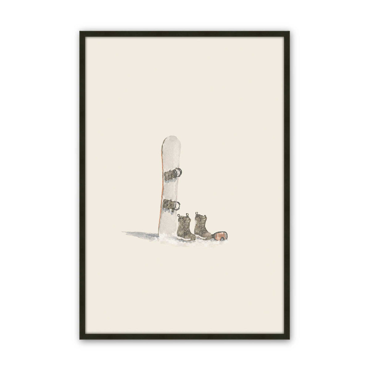 [Color:Satin Black], Picture of art in a Satin Black frame