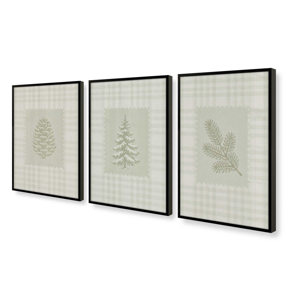 [Color:Satin Black], Picture of art in a Satin Black frame at an angle