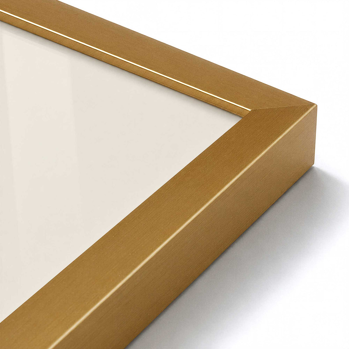 [Color:Polished Gold], Picture of art in a Polished Gold frame of the corner