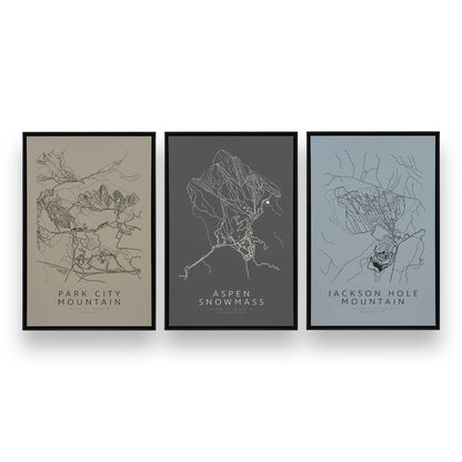 [Color:Satin Black], Picture of art in a Satin Black frame