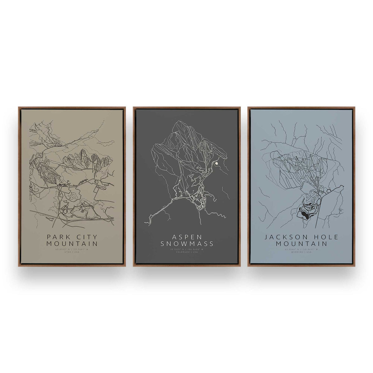 [Color:Walnut], Picture of art in a Walnut frame