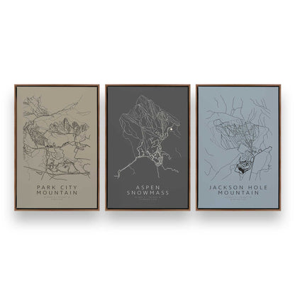 [Color:Walnut], Picture of art in a Walnut frame