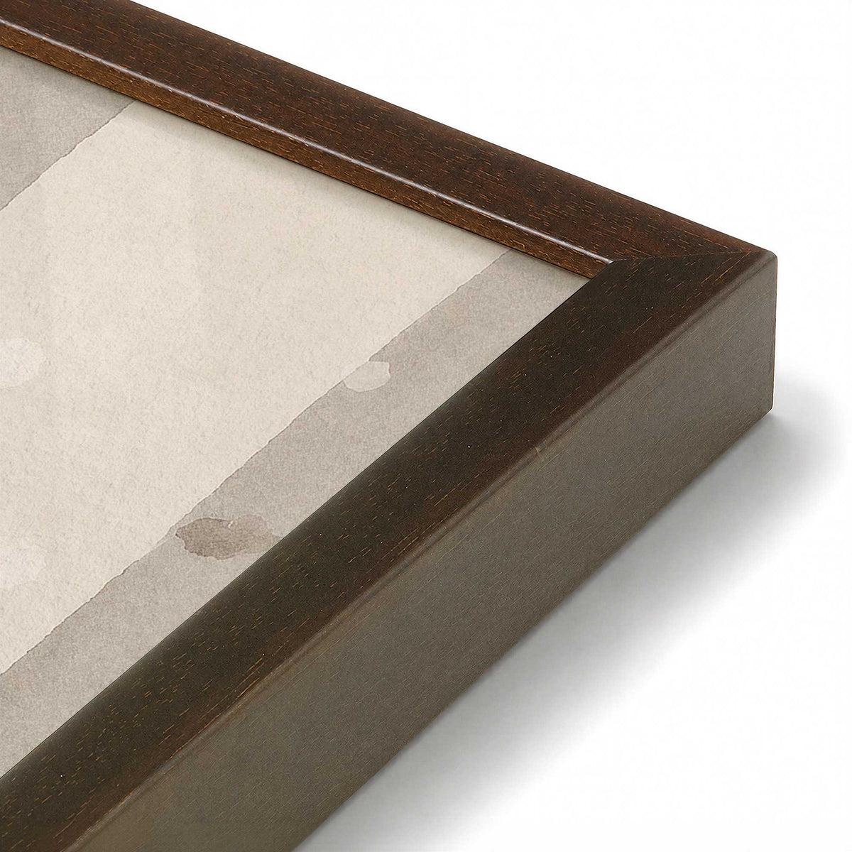 [Color:Belvinder Brown], Picture of art in a Belvinder Brown frame of the corner
